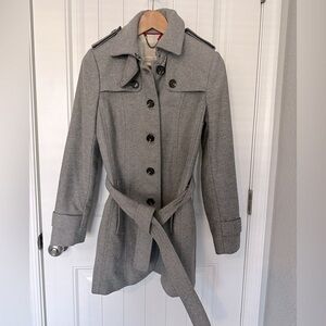 Banana Republic gray pea coat /jacket